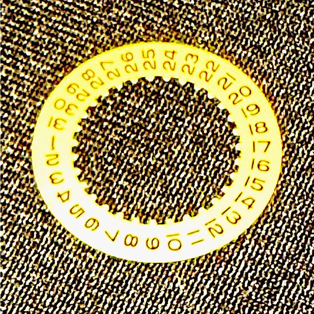 Genuine Rolex Champagne Date Indicator Disc Cal 3135